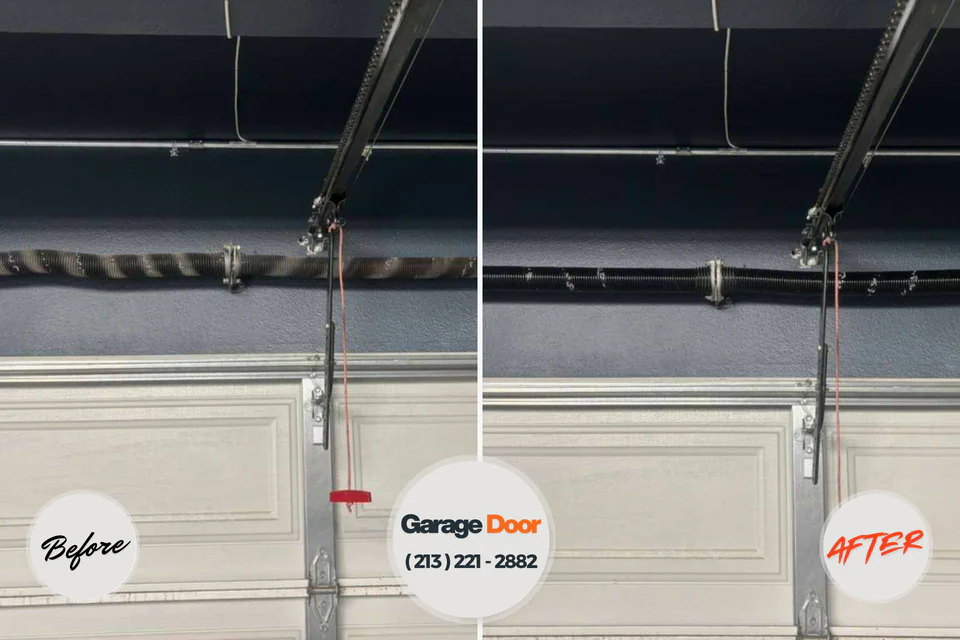 Before and after: garage door repair near me Alamo